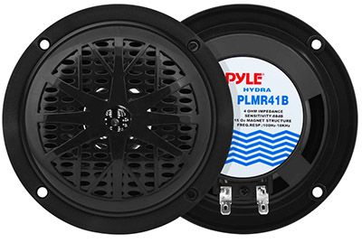 Pyle® PLMR41B Dual Cone Waterproof Stereo Speakers