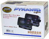 Pyramid Canada 2022SX 3-Way Mini-Box Stereo Speakers