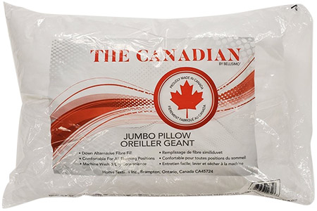 Bellisimo  The Canadian Jumbo Pillow
