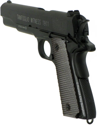 Tanfoglio® Witness 1911 4.5MM Metal BB Handguns with Blowback