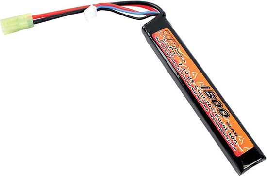 UB Power 7.4V 1500 mAh 20C Li-Po Stick Airsoft Battery