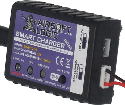 Airsoft Logic® Mini Smart Airsoft Battery Charger