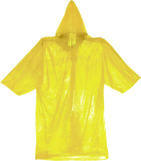 Emergency Poncho with Hood and Sleeves