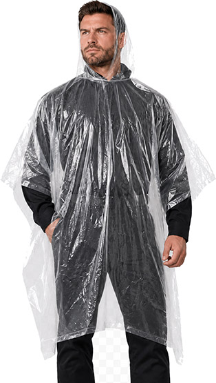 Lightweight Vinyl Rain Ponchos