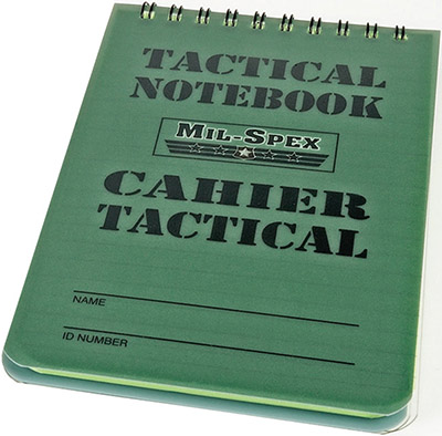 Mil-Spex® 4" x 6" Tactical Notebook