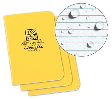 Rite in the Rain® 3 Pack Waterproof Mini Notebooks