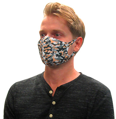 Reusable and Washable Camo Fashion Masks