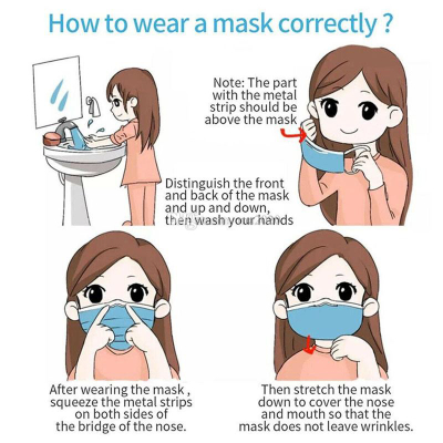 3-Layer Disposable Protective Surgical Face Masks